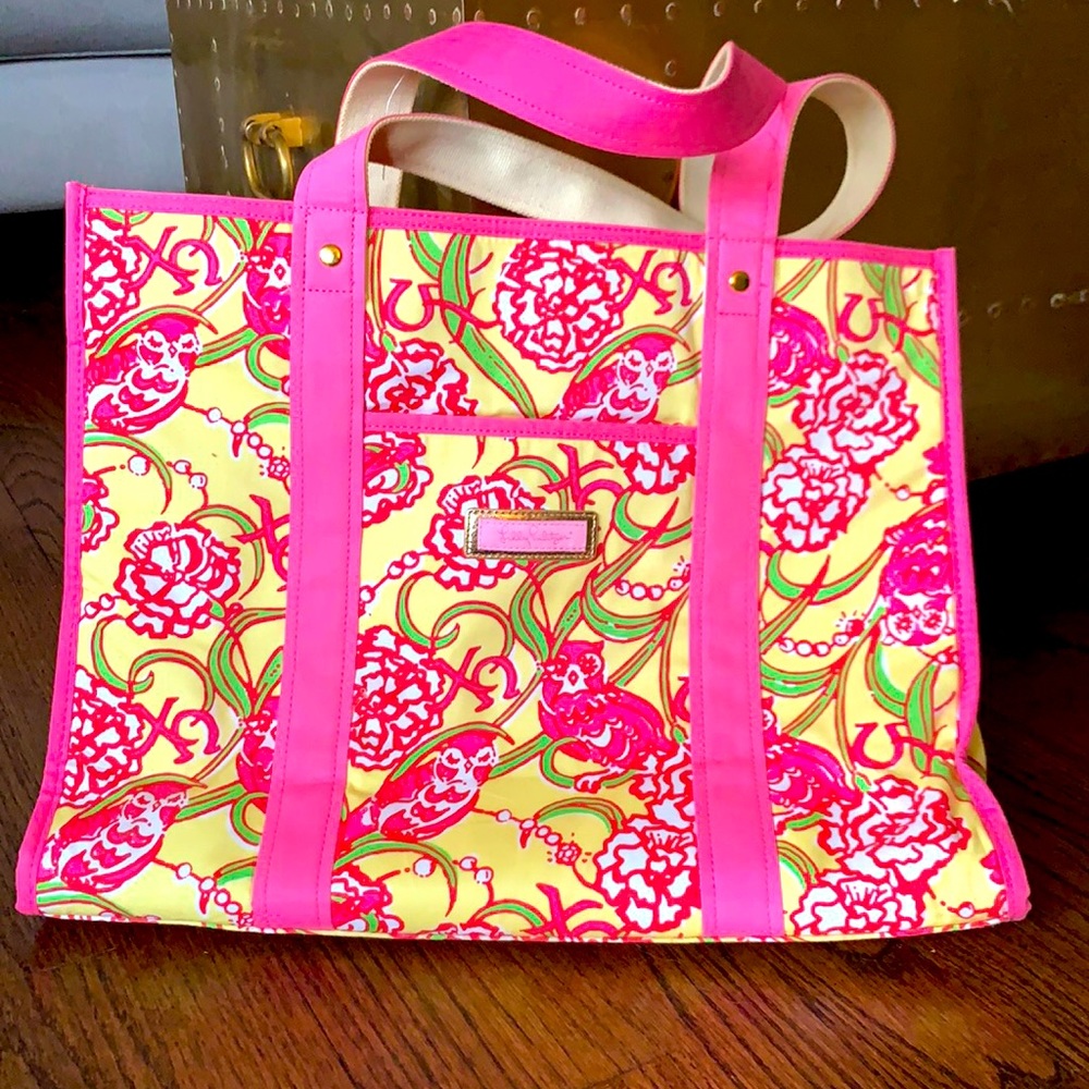 Lilly Pulitzer Chi Omega tote
